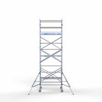 Euroscaffold Rollgerüst Komplett 135 x 190 x 7,2m Arbeitshöhe mit leichter Plattform