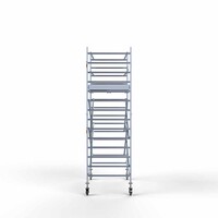 Euroscaffold Rollgerüst Komplett 135 x 250 x 5,2m Arbeitshöhe mit leichter Plattform