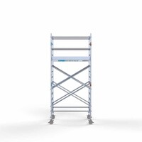 Euroscaffold Rollgerüst Komplett 135 x 190 x 5,2m Arbeitshöhe mit leichter Plattform