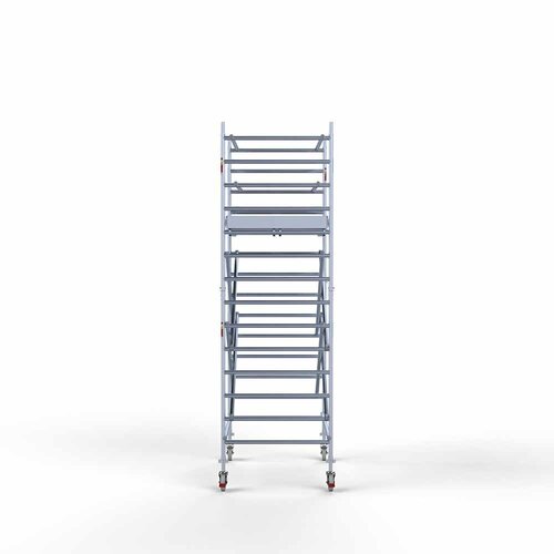 Euroscaffold Rollgerüst Komplett 135 x 190 x 5,2m Arbeitshöhe mit leichter Plattform