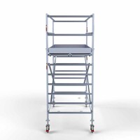 Euroscaffold Rollgerüst Komplett 135 x 305 x 4,2m Arbeitshöhe mit leichter Plattform