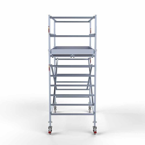 Euroscaffold Rollgerüst Komplett 135 x 250 x 4,2m Arbeitshöhe mit leichter Plattform