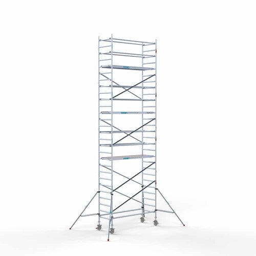 Euroscaffold Rollgerüst Komplett 90 x 250 x 9,2m Arbeitshöhe mit leichter Plattform