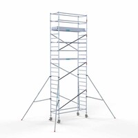 Euroscaffold Rollgerüst Komplett 90 x 250 x 8,2m Arbeitshöhe mit leichter Plattform