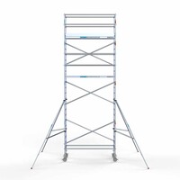 Euroscaffold Rollgerüst Komplett 90 x 250 x 8,2m Arbeitshöhe mit leichter Plattform