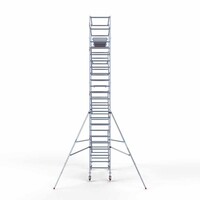 Euroscaffold Rollgerüst Komplett 90 x 250 x 8,2m Arbeitshöhe mit leichter Plattform