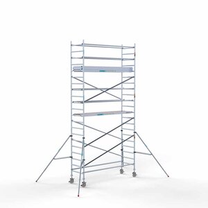 Euroscaffold Rollgerüst Komplett 90 x 305 x 7,2m Arbeitshöhe mit leichter Plattform