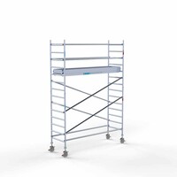 Euroscaffold Rollgerüst Komplett 90 x 305 x 5,2m Arbeitshöhe mit leichter Plattform