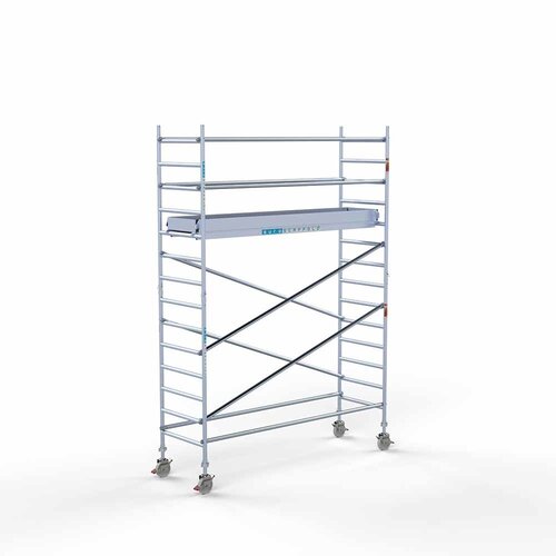 Euroscaffold Rollgerüst Komplett 90 x 305 x 5,2m Arbeitshöhe mit leichter Plattform