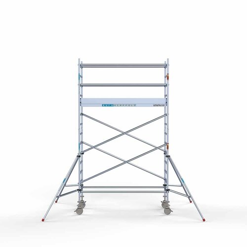 Euroscaffold Rollgerüst Komplett 90 x 250 x 5,2m Arbeitshöhe mit leichter Plattform