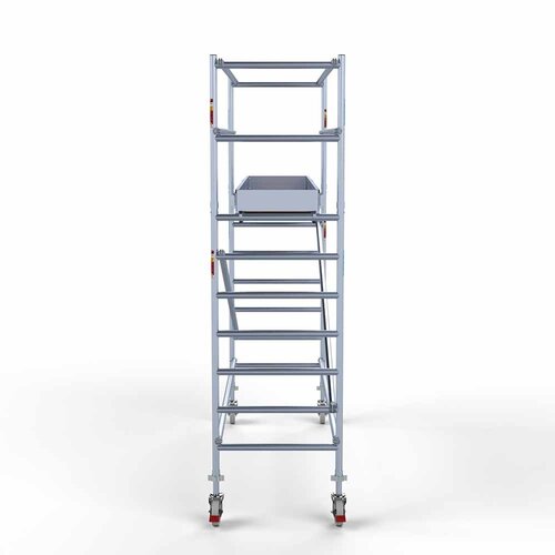 Euroscaffold Rollgerüst Komplett 90 x 305 x 4,2m Arbeitshöhe mit leichter Plattform