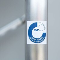 Euroscaffold Rollgerüst Komplett 90 x 305 x 4,2m Arbeitshöhe mit leichter Plattform