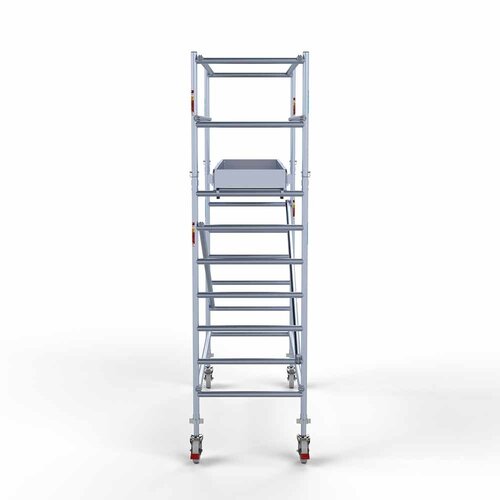 Euroscaffold Rollgerüst Komplett 90 x 250 x 4,2m Arbeitshöhe mit leichter Plattform