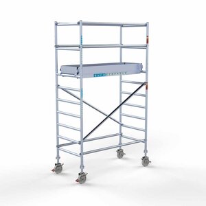 Euroscaffold Rollgerüst Komplett 90 x 190 x 4,2m Arbeitshöhe mit leichter Plattform