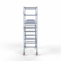 Euroscaffold Rollgerüst Komplett 90 x 190 x 4,2m Arbeitshöhe mit leichter Plattform