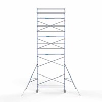 Euroscaffold Rollgerüst Komplett 75 x 305 x 10,2m Arbeitshöhe mit leichter Plattform