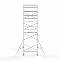 Euroscaffold Rollgerüst Komplett 75 x 250 x 10,2m Arbeitshöhe mit leichter Plattform