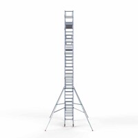Euroscaffold Rollgerüst Komplett 75 x 250 x 10,2m Arbeitshöhe mit leichter Plattform
