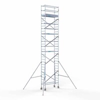 Euroscaffold Rollgerüst Komplett 75 x 190 x 10,2m Arbeitshöhe mit leichter Plattform