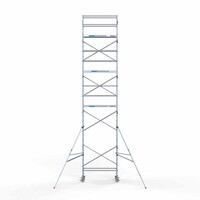 Euroscaffold Rollgerüst Komplett 75 x 190 x 10,2m Arbeitshöhe mit leichter Plattform