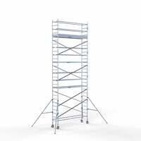 Euroscaffold Rollgerüst Komplett 75 x 305 x 9,2m Arbeitshöhe mit leichter Plattform