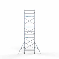 Euroscaffold Rollgerüst Komplett 75 x 190 x 9,2m Arbeitshöhe mit leichter Plattform