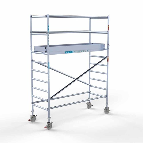 Euroscaffold Rollgerüst Komplett 90 x 250 x 4,2m Arbeitshöhe mit leichter Plattform