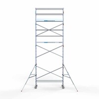 Euroscaffold Rollgerüst Komplett 75 x 250 x 8,2m Arbeitshöhe mit leichter Plattform