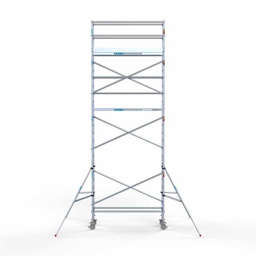 Euroscaffold Rollgerüst Komplett 75 x 250 x 8,2m Arbeitshöhe mit leichter Plattform