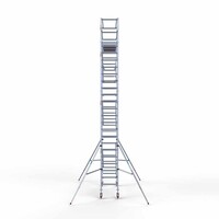 Euroscaffold Rollgerüst Komplett 75 x 250 x 8,2m Arbeitshöhe mit leichter Plattform