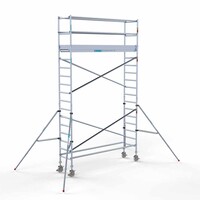 Euroscaffold Rollgerüst Komplett 75 x 305 x 6,2m Arbeitshöhe mit leichter Plattform
