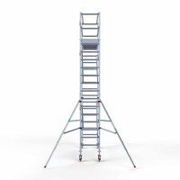 Euroscaffold Rollgerüst Komplett 75 x 250 x 6,2 m Arbeitshöhe mit leichter Plattform