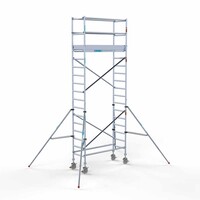 Euroscaffold Rollgerüst Komplett 75 x 190 x 6,2m Arbeitshöhe mit leichter Plattform