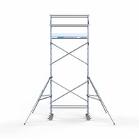Euroscaffold Rollgerüst Komplett 75 x 190 x 6,2m Arbeitshöhe mit leichter Plattform