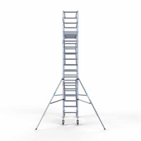 Euroscaffold Rollgerüst Komplett 75 x 190 x 6,2m Arbeitshöhe mit leichter Plattform