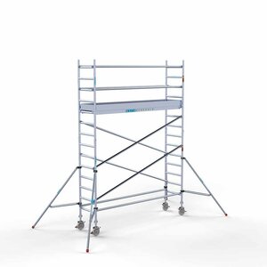 Euroscaffold Rollgerüst Komplett 75 x 305 x 5,2m Arbeitshöhe mit leichter Plattform