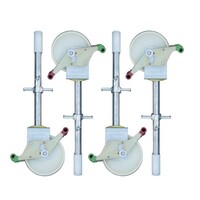 Euroscaffold Rollgerüst Komplett 75 x 190 x 5,2m Arbeitshöhe mit leichter Plattform