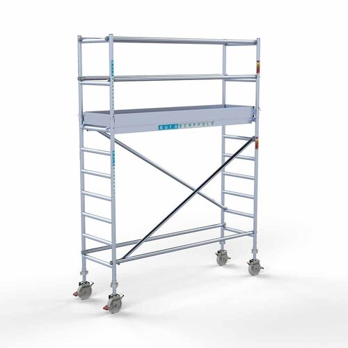 Euroscaffold Rollgerüst Komplett 75 x 305 x 4,2m Arbeitshöhe mit leichter Plattform