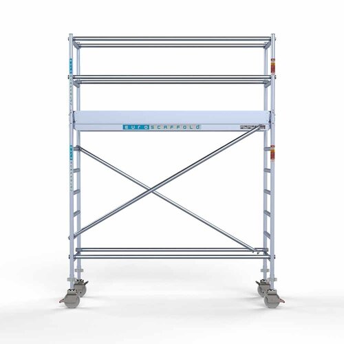 Euroscaffold Rollgerüst Komplett 75 x 305 x 4,2m Arbeitshöhe mit leichter Plattform