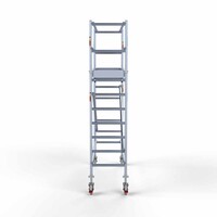 Euroscaffold Rollgerüst Komplett 75 x 250 x 4,2m Arbeitshöhe mit leichter Plattform