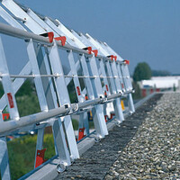RSS Dachrandschutz RSS Dachrandschutzzaun / Geländer 3 Meter