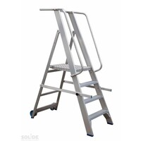 Solide Lagertreppe 1x4 Stufen