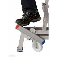 Solide Lagertreppe 1x4 Stufen