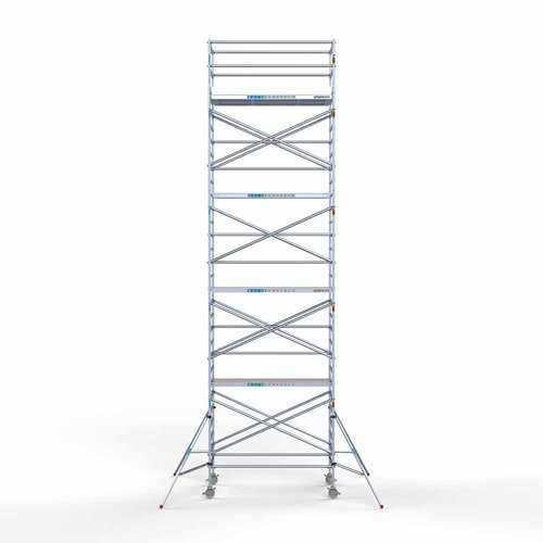 Euroscaffold Euro-Rollgerüst 135 x 250 x 10,2 m Arbeitshöhe mit leichter Plattform