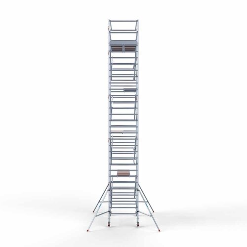 Euroscaffold Euro-Rollgerüst 135 x 250 x 10,2 m Arbeitshöhe mit leichter Plattform