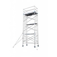 Euroscaffold Euro-Rollgerüst 135 x 305 x 8,2 m Arbeitshöhe mit leichter Plattform