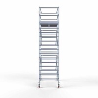 Euroscaffold Euro-Rollgerüst 135 x 250 x 6,2 m Arbeitshöhe mit leichter Plattform