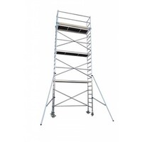 Euroscaffold Euro-Rollgerüst 75 x 190 x 8,2 m Arbeitshöhe mit leichter Plattform