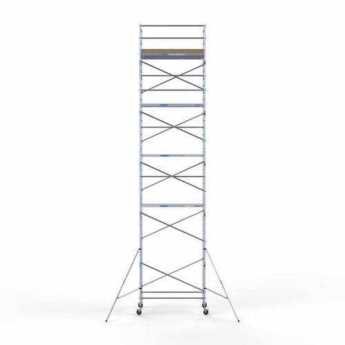 Euroscaffold Basis-Rollgerüst 135 x 250 x 12,2 m Arbeitshöhe mit leichter Plattform