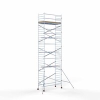 Euroscaffold Basis-Rollgerüst 135 x 305 x 11,2 m Arbeitshöhe mit leichter Plattform